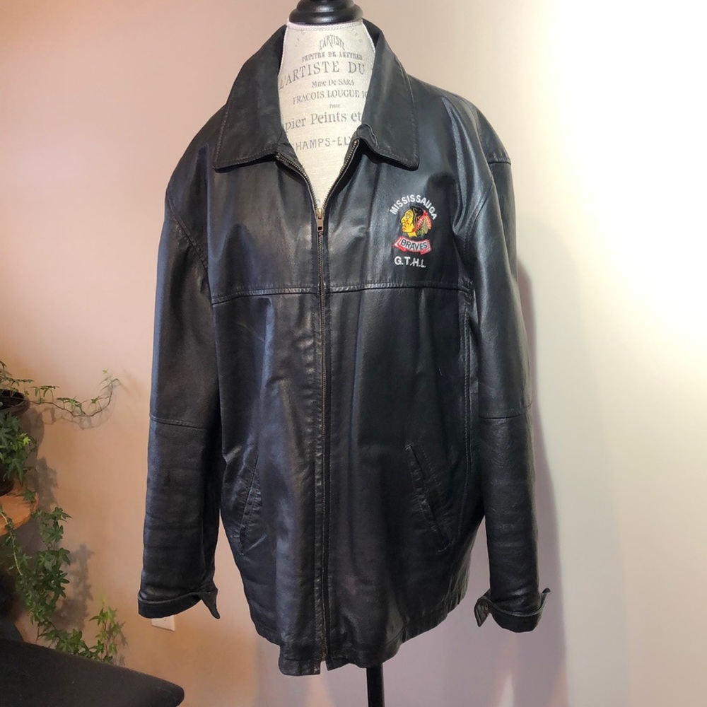 Mississauga Braves Leather Jacket